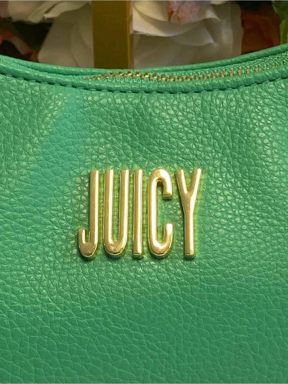 Juicy Couture Chain My Heart Pouchette Shoulder Bag Mint Green